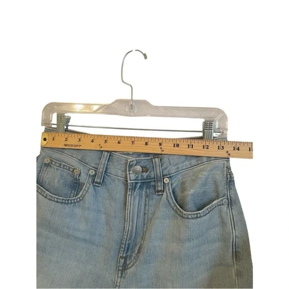 Madewell The Perfect Vintage Jeans Light Blue Wash Size 26p Petite - Picture 3 of 9
